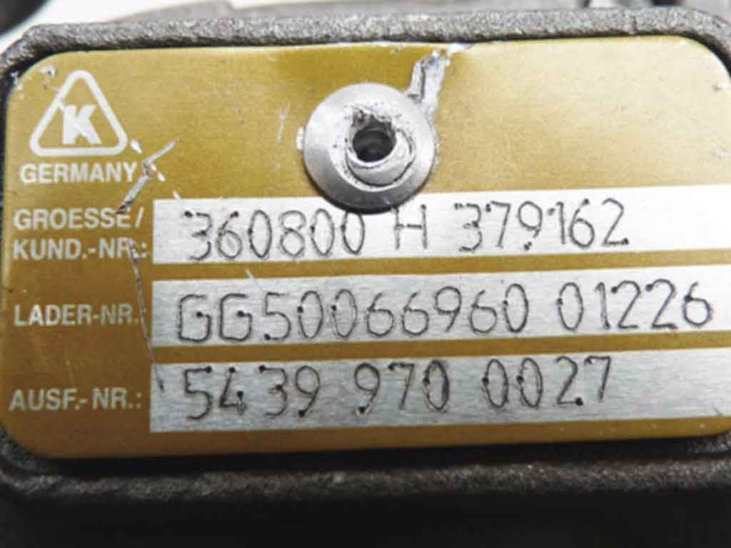 Turbo 54399700027 (R)