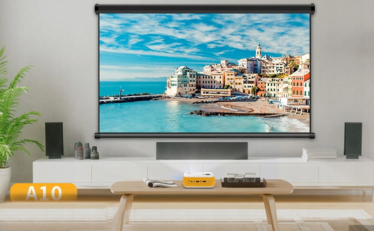 Zenwire A10 yellow LED Projector