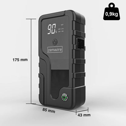 Jump Starter Jump Starter Booster 6400 mAh Powerbank Car Zenwire CY16