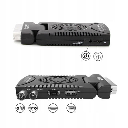 TV Tuner Decoder Satelitarny DVB-T2 HEVC H.265 WiFi Terrestrial TV Stick Zenwire DVB-T2 Zenwire 002