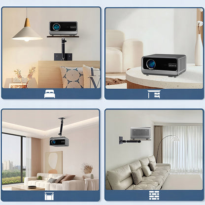 Portable smart Projector Zenwire PrimeView G60, Full HD 1080p, support 4K, 1300 ANSI, Android/Google TV 14, Wi‑Fi 6, Bluetooth 5.2, AutoFocus in 4D Auto Keystone