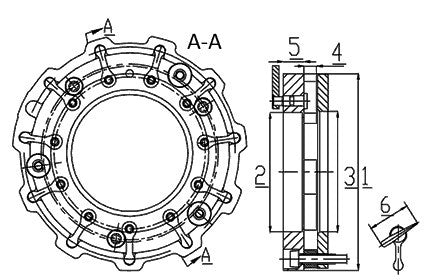 Nozzle ring assy GA-06-0036