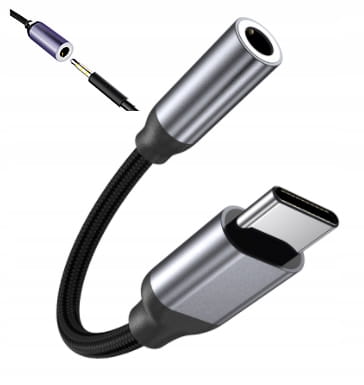 Adapter Adapter USB-C Mini Jack 3,5 mm AUX DAC