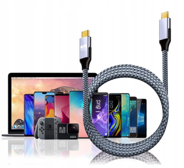 Thunderbolt 3 USB-C 4K 60HZ 10GB 100W AV 2M Cable