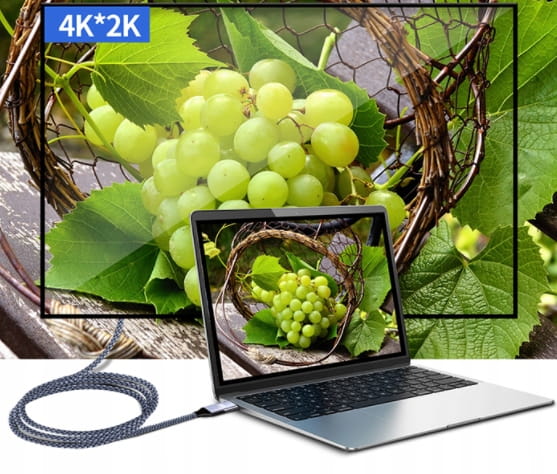 Thunderbolt 3 USB-C 4K 60HZ 10GB 100W AV 2M Cable