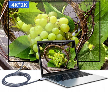 Thunderbolt 3 USB-C 4K 60HZ 10GB 100W AV 2M Cable