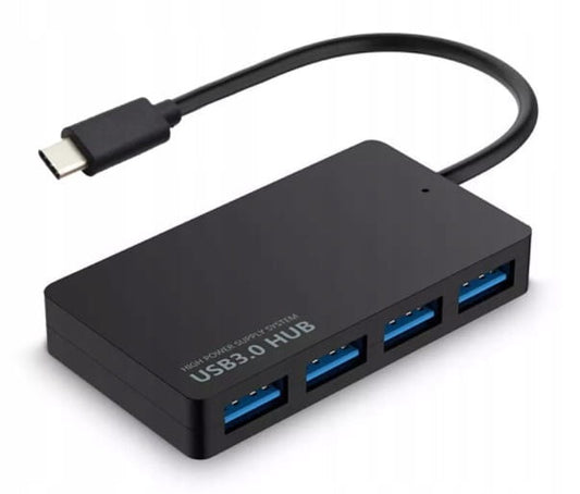 HUB USB-C 4x USB 3.0 Port Splitter REPLIKATOR PORTÓW