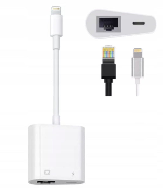 Network Adapter Adapter Lightning Ethernet Rj45 LAN iPhone iPad Zenwire BYL-2210