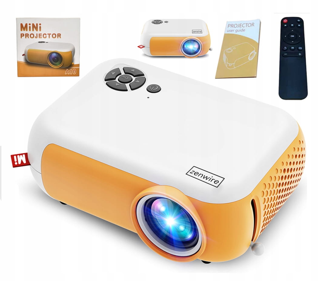 Zenwire A10 yellow LED Projector