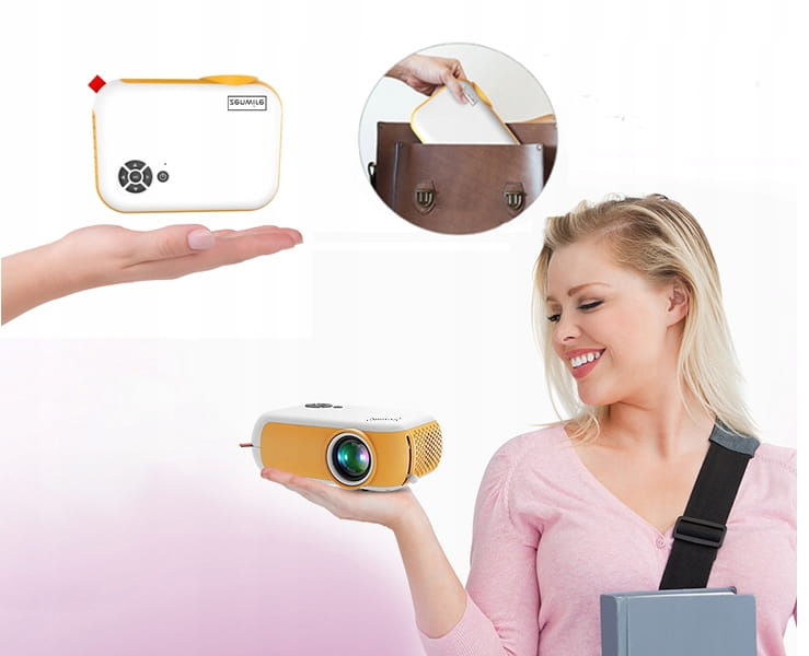 Zenwire A10 yellow LED Projector