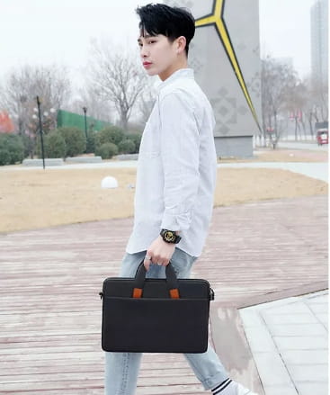 Bag Case Case Laptop 15-15,6 cali Black Slim Zenwire