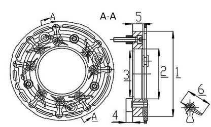 Nozzle ring assy BW-06-0021