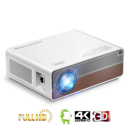 Projector Projector Full HD 4K 19500lm 650 ansi 5000:1 300" Android 9.0 WiFi 2.4/5 GHz Airplay Miracast Bluetooth 4.0 HDMI/VGA/Audio/LAN Zenwire Q9
