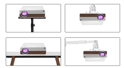 Projector Projector Full HD 4K 19500lm 650 ansi 5000:1 300" Android 9.0 WiFi 2.4/5 GHz Airplay Miracast Bluetooth 4.0 HDMI/VGA/Audio/LAN Zenwire Q9