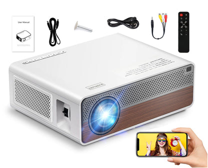 Projector Projector Full HD 4K 19500lm 650 ansi 5000:1 300" Android 9.0 WiFi 2.4/5 GHz Airplay Miracast Bluetooth 4.0 HDMI/VGA/Audio/LAN Zenwire Q9