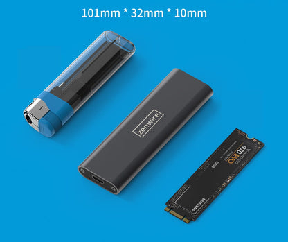 Adapter Enclosure na Drive SSD m.2 USB-C Enclosure m2 SATA Zenwire