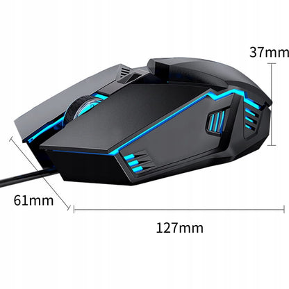 Mouse GAMINGOWA Wired Mouse dla GRACZY RGB LED Zenwire V7