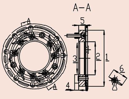 Nozzle ring assy BW-06-0012