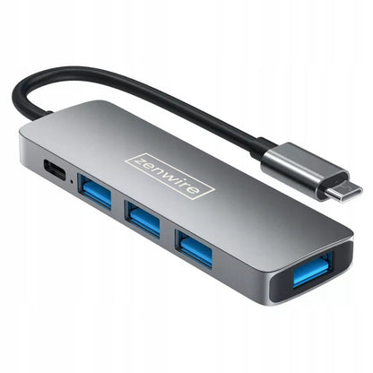HUB 4x USB 3.0 USB-C Port Splitter Port Splitter 5w1 Zenwire