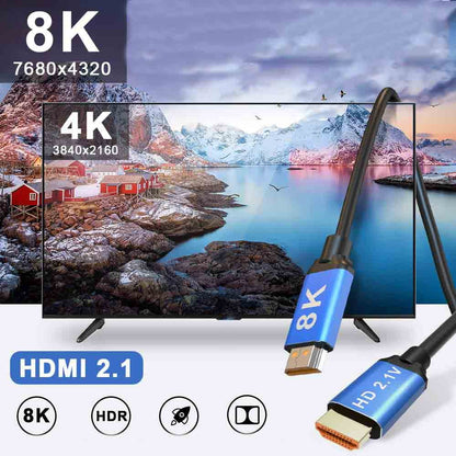 Cable HDMI 2.1 Cable 4K 144 Hz 8K 60Hz FHD Zenwire 1.2m
