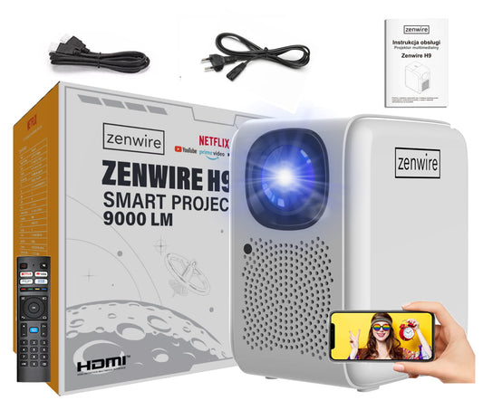 Projector Zenwire Smart TV H9