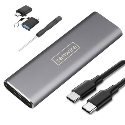Adapter Enclosure na Drive SSD m.2 USB-C Enclosure m2 SATA Zenwire