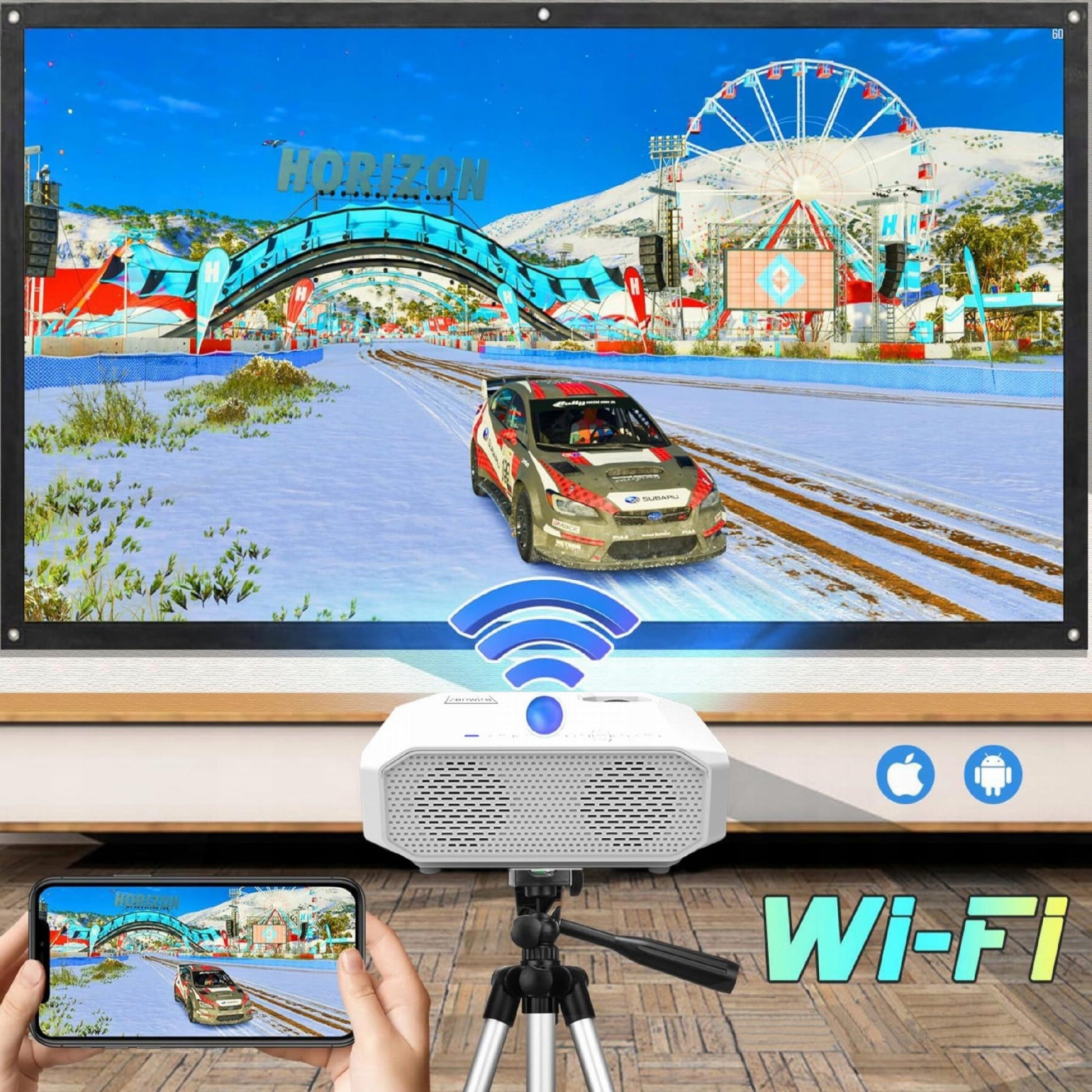 Projector Zenwire WiFi Miracast E450S