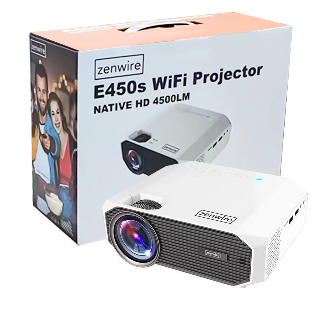 Projector Zenwire WiFi Miracast E450S