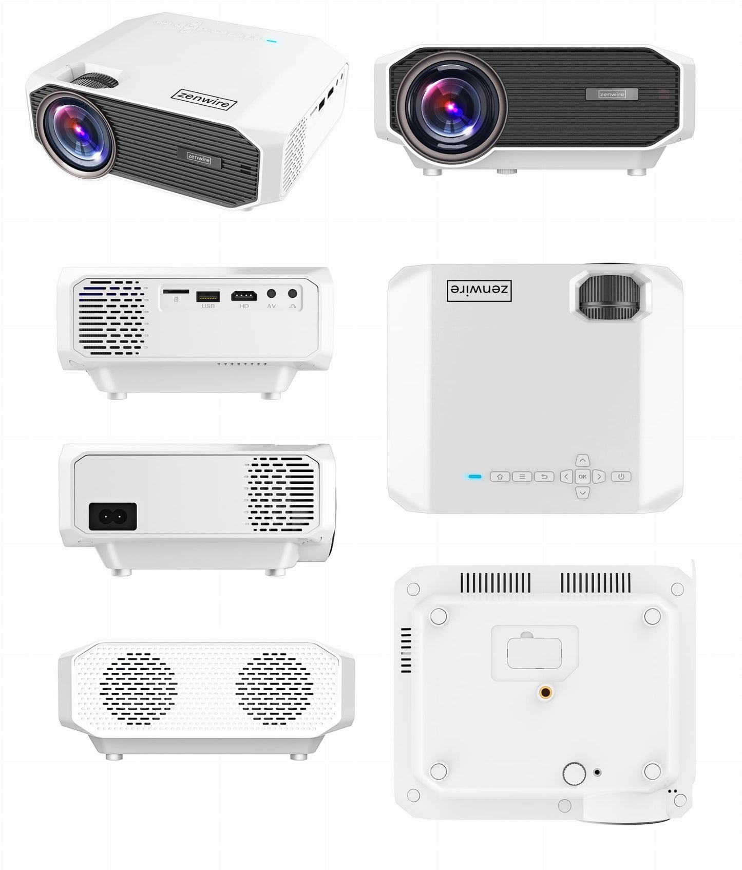 Projector Zenwire WiFi Miracast E450S
