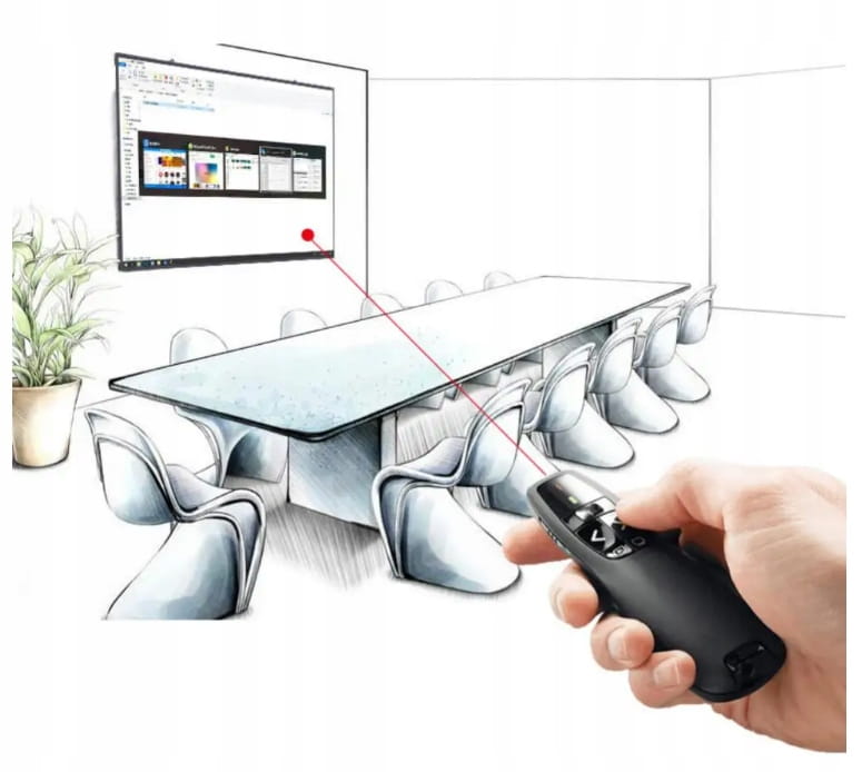 WSKAŹNIK LASEROWY BEZPRZEWODOWY Remote Control for PREZENTACJI LASER USB Zenwire S15