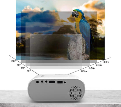 Zenwire Mini Projector Projector d300s srebrn