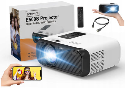 Projector Zenwire WiFi Miracast E500S