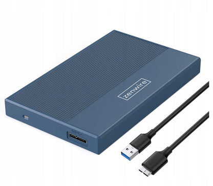 Enclosure na Drive Enclosure Dysku 2,5 cala Adapter HDD SSD USB 3.0 SATA 6 GB/s for 16 TB Zenwire MR23G