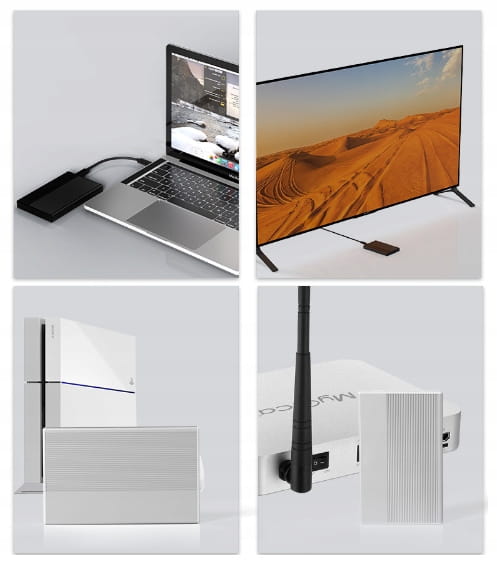 Enclosure na Drive Enclosure Dysku 2,5 cala Adapter HDD SSD USB 3.0 SATA 6 GB/s for 16 TB Zenwire MR23G