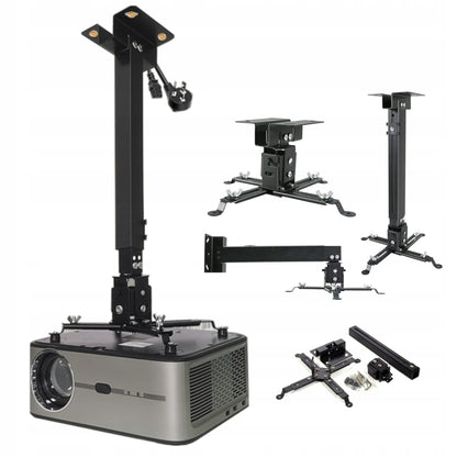 Wieszak Mount for Projektora Rzutnika Black 4w1 Sufitowy Ścienny for 25 kg Zenwire