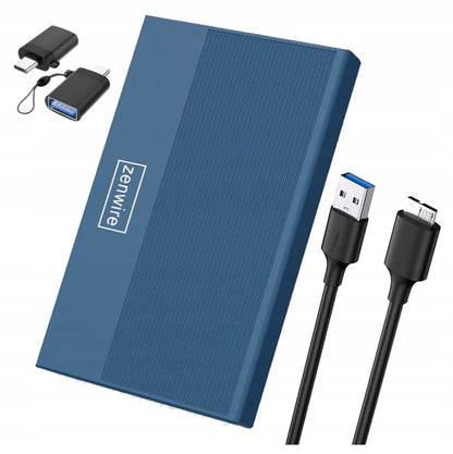 Enclosure na Drive Enclosure Dysku 2,5 cala Adapter HDD SSD USB 3.0 SATA 6 GB/s for 16 TB Zenwire MR23G