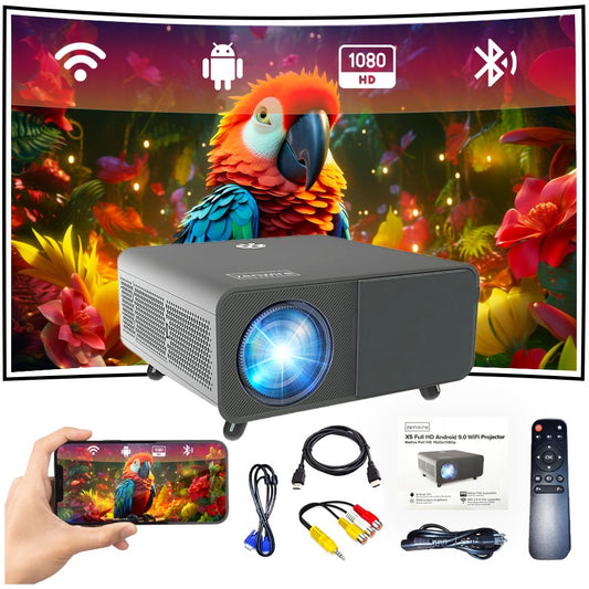 Projector Full HD 4K Android WiFi X5