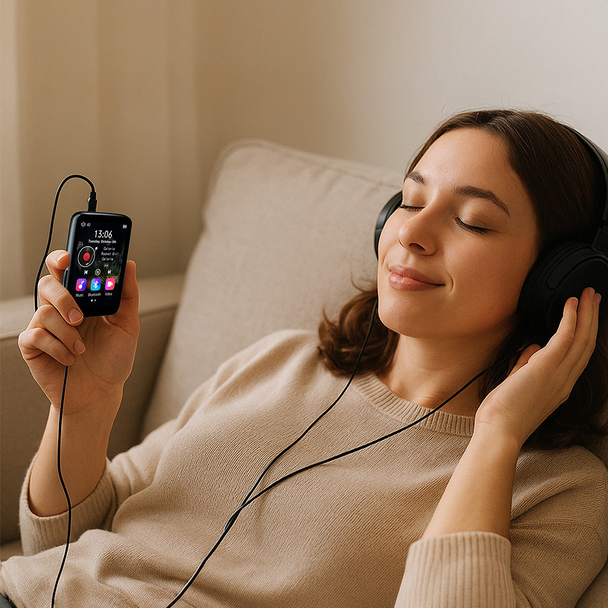 Odtwarzacz Portable MP3 MP4 Bluetooth FM Radio Voice Recorder SD Headphones 36GB Zenwire P1