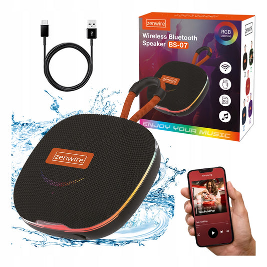 Speaker Bluetooth Mini Portable Bezprzewodowy Boombox with Radiem FM MP3 13W Zenwire BS-07
