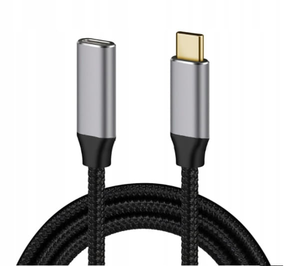USB-C ženski Thunderbolt 3 4K 60 Hz 10GB 100W 2M podaljšek kabla