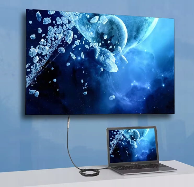 USB-C ženski Thunderbolt 3 4K 60 Hz 10GB 100W 2M podaljšek kabla