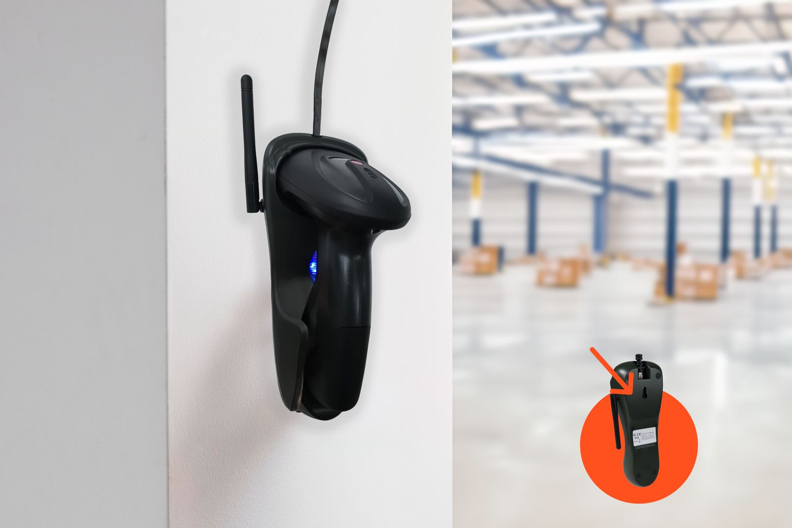 Čitalnik črtne kode Priključna postaja W903 1D