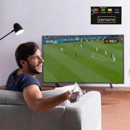 TV Tuner Decoder Satelitarny DVB-T2 HEVC H.265 WiFi Terrestrial TV Stick Zenwire DVB-T2 Zenwire 002