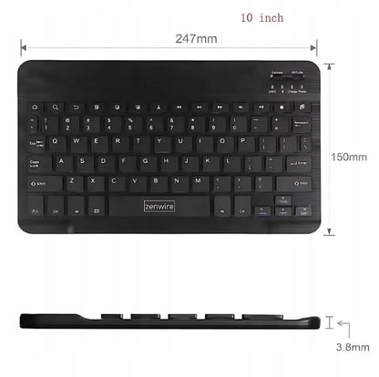Tipkovnica 10-palčna tip C black Bluetooth WLK-620