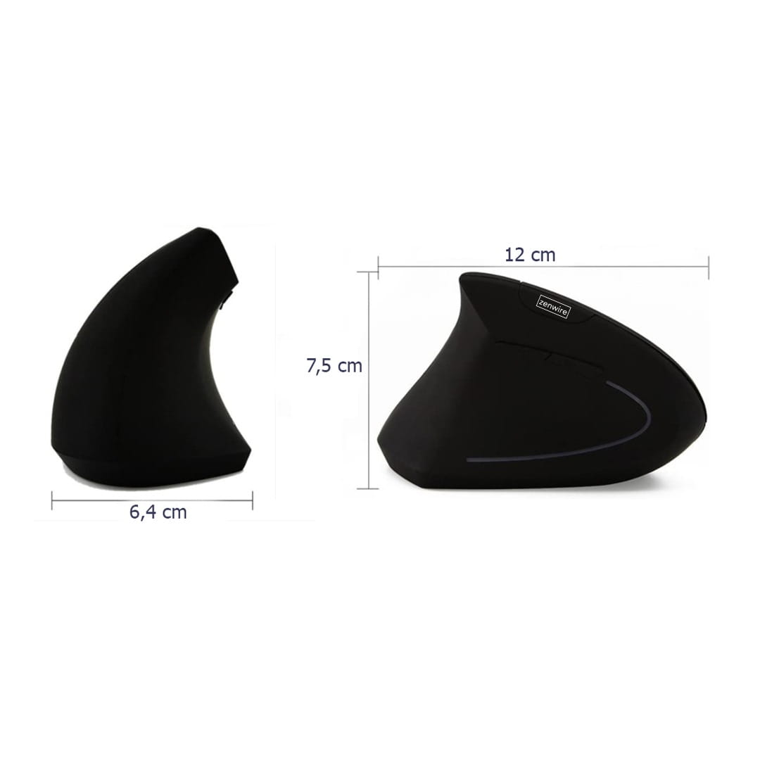 Mouse Vertical Vertical Ergonomic Wired Zenwire X5 F7043