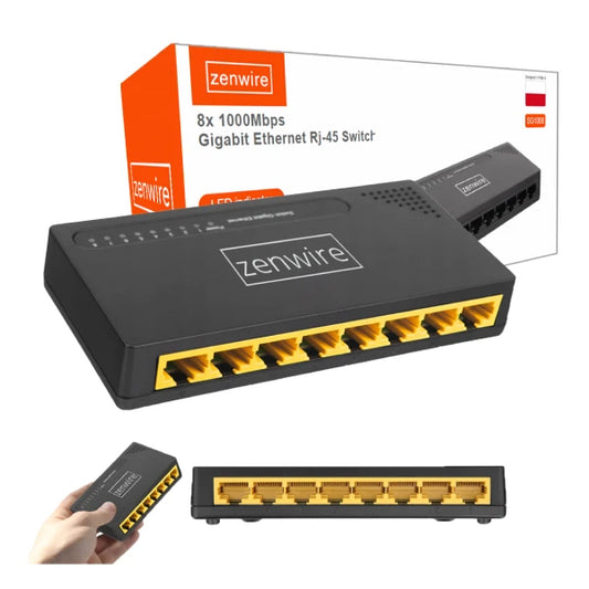 Zenwire stikalo 1 Gigabitno 8 vrat 1000M SG1008
