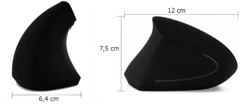 Mouse Vertical Vertical Mouse Wireless Ergonomic Zenwire G7043-B