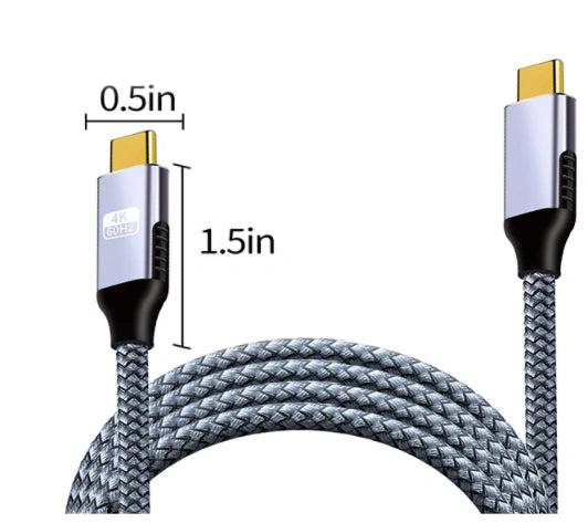 Thunderbolt 3 USB-C 4K 60HZ 10GB 100W AV 2M Cable