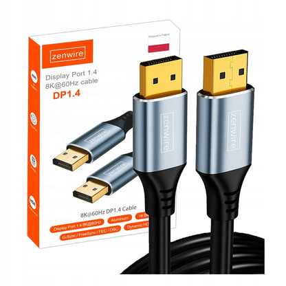 DisplayPort 1.4 2K 4K 144Hz 8K 60Hz DisplayPort Cable for TV PC monitor 3m