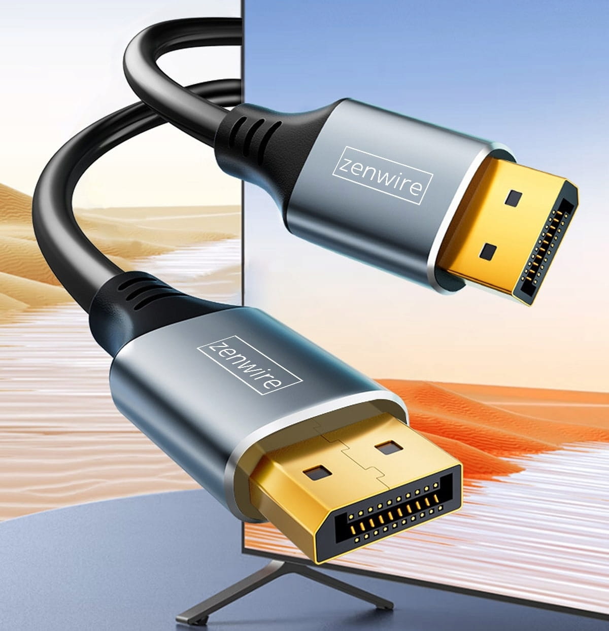 DisplayPort 1.4 2K 4K 144Hz 8K 60Hz DisplayPort Cable for TV PC monitor 3m